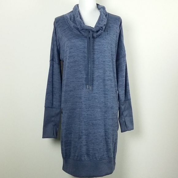 athleta cowl neck sweater dress